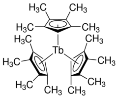 Tris(tetramethylcyclopentadienyl)terbium(III) Chemical Structure